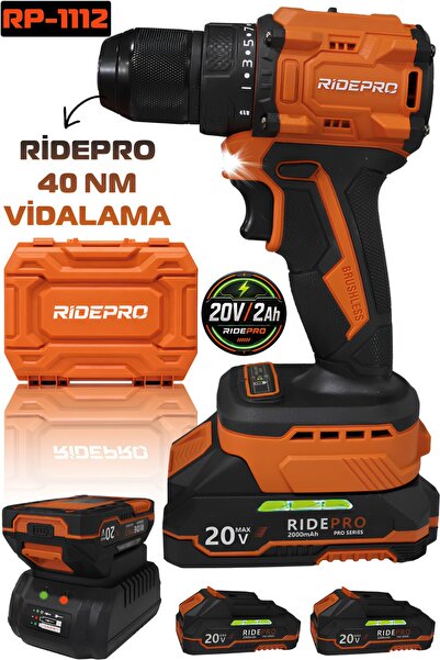 RİDEPRO 40 NM ŞARJLI VİDALAMA