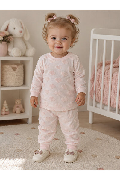 Tiffany Baby Puffy Love Theme Baby Girl Pajama Set 31098