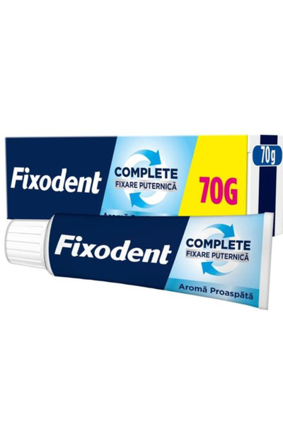 Fixodent Κρέμα Συγκράτησης Οδοντοστοιχίας - Complete Fresh, 70 γρ.