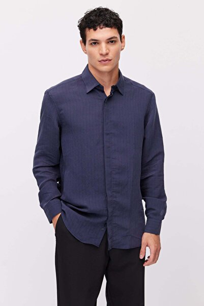 PAULMARK Men's Regular Striped Shirt