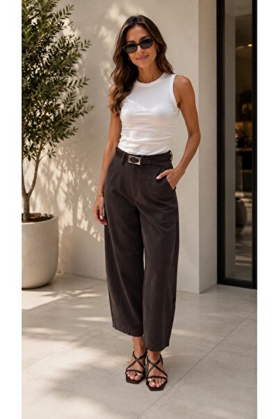 COLORDS Women's Belted Trousers