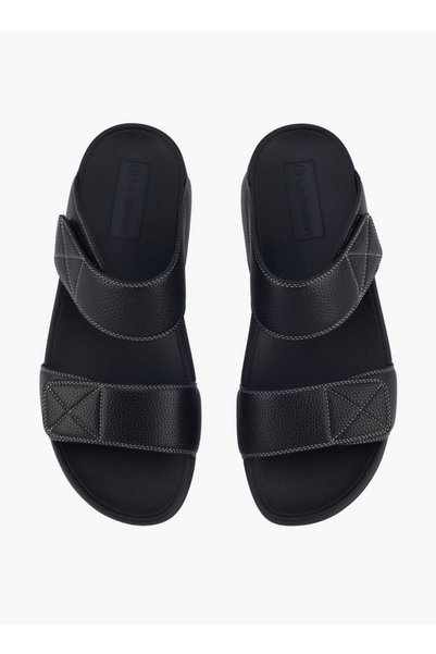 Le Confort Men Double Strap Hook & Loop Sandals