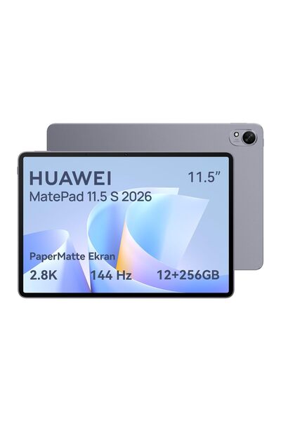Huawei MatePad 11.5 S 2026 Yeni Tablet, 2.8K 144 Hz Ultra Net PaperMatte Ekra...