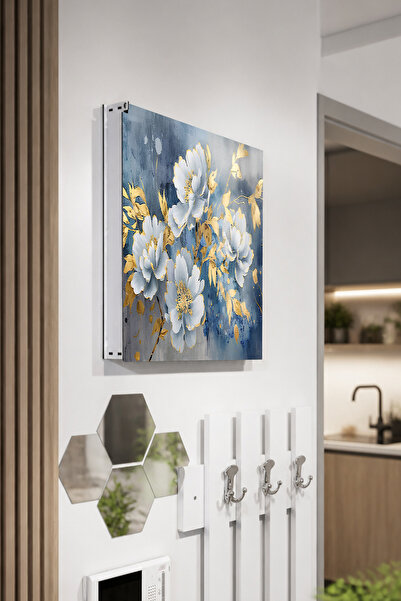 kutuTR Elektrik Sigorta Kutusu Gizleme Kapağı Dekoratif Panel 39x32 cm Çiçek Desenli SS011