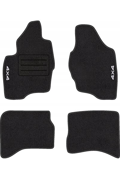 NO BRAND DYWANIKI Z HAFTEM 4X4 PENTRU MITSUBISHI PAJERO PININ (1999 - 2004) L...