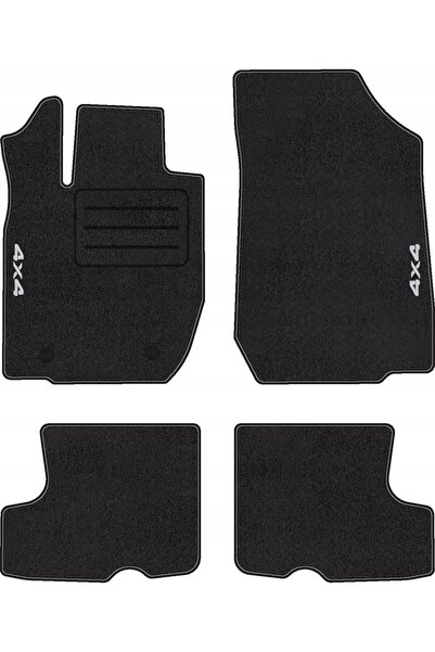 NO BRAND Covorașe auto 4x4 pentru Dacia Sandero II (2012 - 2021) Set complet ...