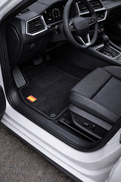 NO BRAND Covorașe auto velour Seat Leon III / Seat Ateca Kit Negru