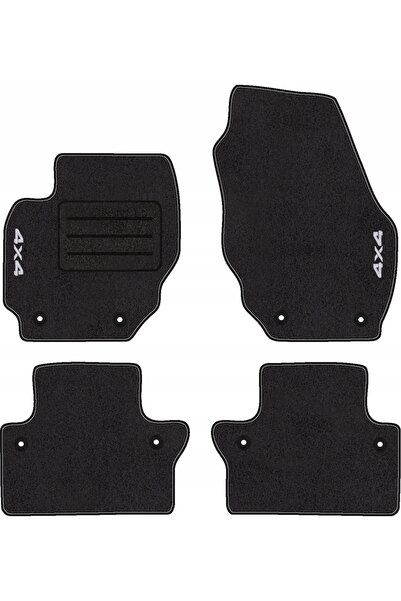 NO BRAND DYWANIKI CU HAFTEM 4X4 PENTRU VOLVO XC70 II (2000 - 2007) LUX COMPLET