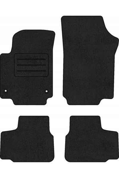 NO BRAND Covorașe auto ECOLUX din catifea pentru Volkswagen Up 5D (2014 - 202...