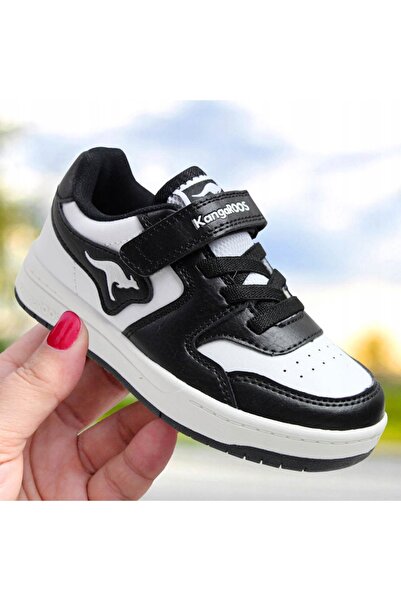 NO BRAND Pantofi pentru copii KangaROOS K-CP Fair EV negru jet / alb 31 EU