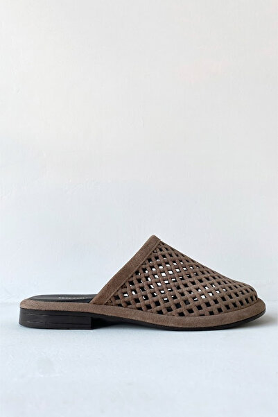 WilloWara Women's Genuine Leather Knitted Slippers |   Maya
