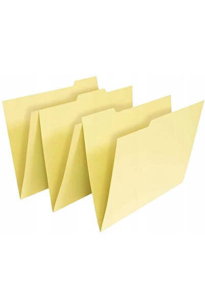 NO BRAND Dosar cartonat spiralat cu indexuri Manila A4, 3 bucăți x 12 OPAK