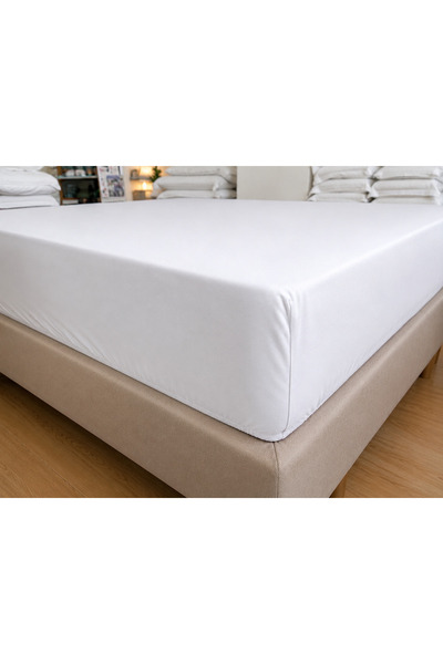 Generic Brand 200X200 Large Size Bed Sheet with Attached Elastic Edge, Largest Size Bed Sheet with 40 cm Corner Depth