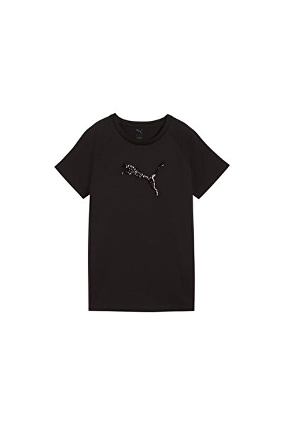 Puma تي شيرت نسائي كاجوال من SEQUINS TEE 69457601 أسود
