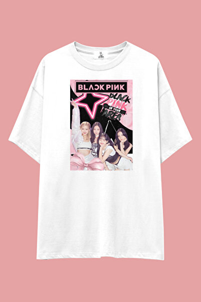 UmbraWear BLACKPINK K-pop kolaž široka majica | Unisex 100% pamuk, majica sa ...