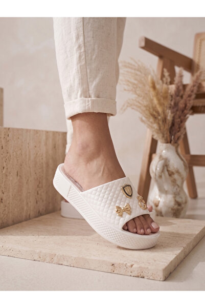 GÜR MODA AYAKKABI Women's Eva Sole Lightweight Casual Slippers