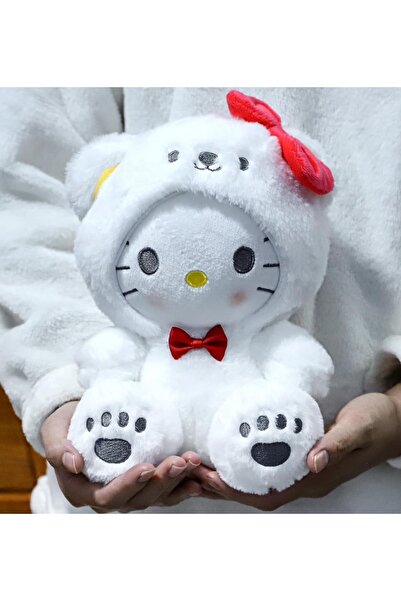 Takara Tomy Ayı kostüm hello kitty 40cm peluş oyuncak yumuşacık tüylü sevimli...