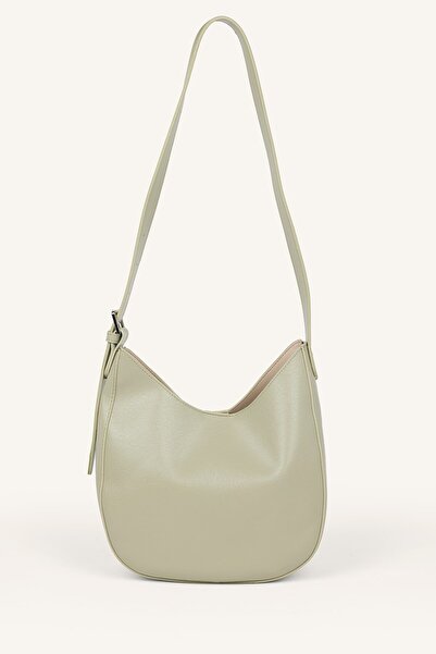 DeFacto Shiny Leather Look Staple Detailed Women's Shoulder Bag I4433Axns