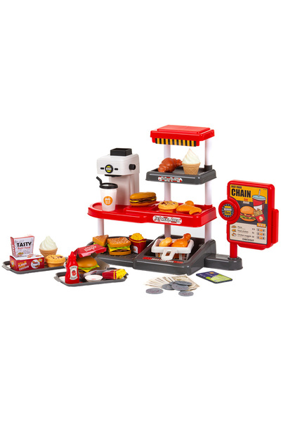 Chipolino Set jucarie Fast Food cu sunete si 71 accesorii