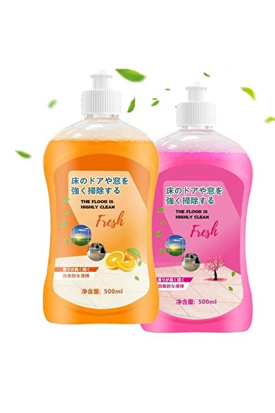 Generic Brand 2 Pcs Powerful Multifunctional Floor Cleaner, 500ML Ground Stai...