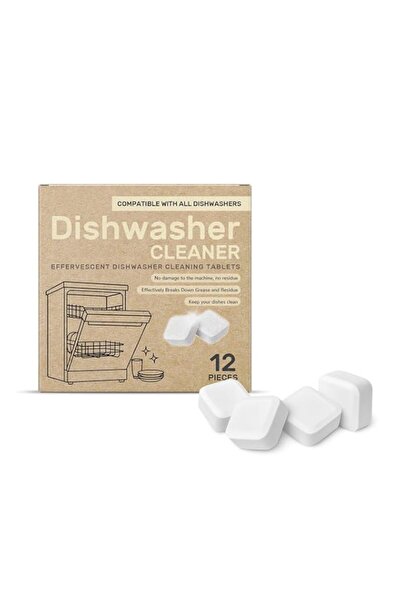 Generic Brand Dishwasher Cleaner Tablets, 12 Count, Deep Cleans Hidden Grease...