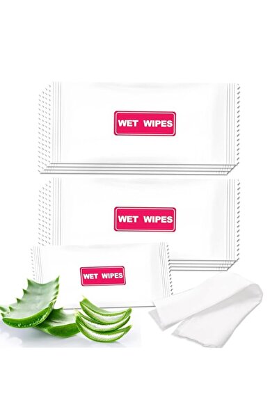Generic Brand Disposable Wet Wipes Individually Wrapped, Bulk Unscented Hand ...