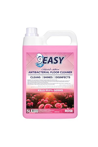 Generic Brand 9EASY Antibacterial Floor Cleaner Rose 5L
