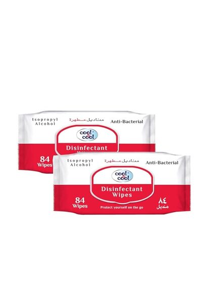 Generic Brand Cool & Cool Disinfectant Wipes 84s Pack of 2