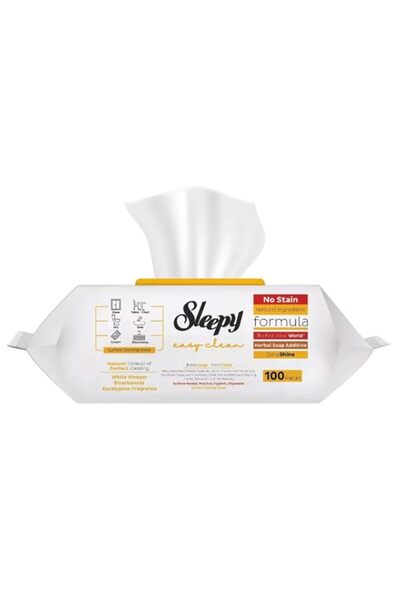 Generic Brand Sleepy Easy Clean Multi-Surface Cleaning Wipes, 100 Sheets Herb...