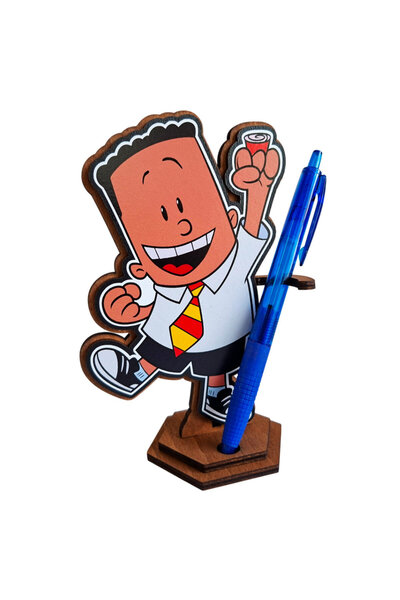 OEM Figurina Captain Underpants George 15 cm, lemn