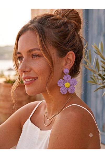 BİJU YILMAZ Bohemian Flower Earrings