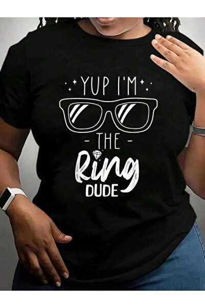 21JNRY Yup I'The Dude Cute Ring Bearer Wedding Marriage T-Shirt Black Graphic...