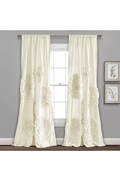 Generic Brand Lush Decor Serena Window Curtain Panel, Single Panel, 54" W x 8...