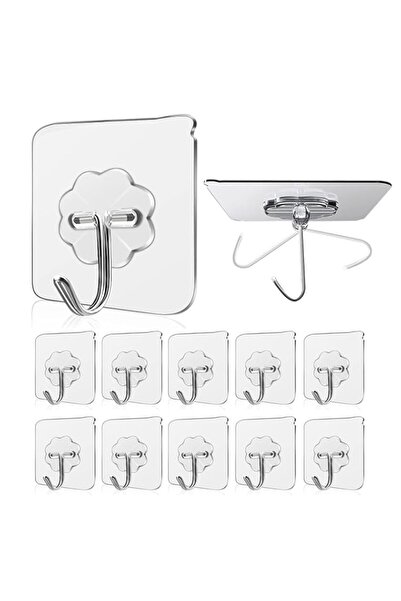 Generic YelaJoy 28 Pack Sticky Hooks for Hanging Heavy Duty, Wall Hook Adhesi...