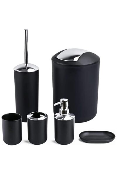 Generic Bathroom Accessories - 6 Piece Plastic Gift Toothbrush Holder,Toothbr...