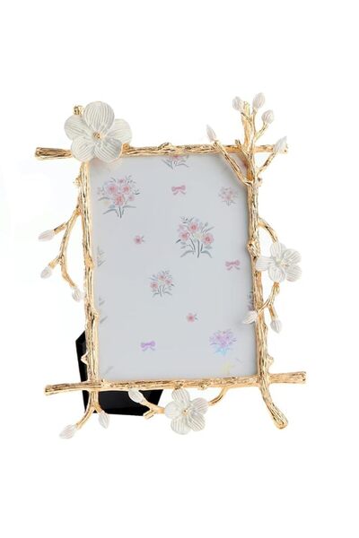 Generic Brand SYOSI 1 Pack Gold Frame, Golden Branches Textured Picture Frame...