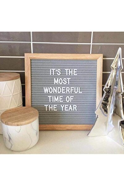 Generic Brand Beauenty Message Board - Oak Frame, Eco-Friendly, Soft Felt Sur...