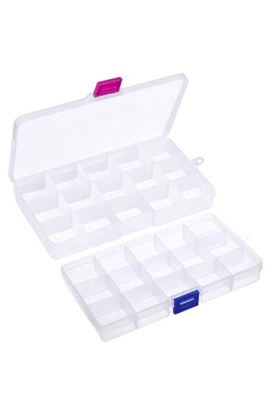 Generic 2 Pieces Naapesi Small Sorting Box, Assortment Box, Jewelry Plastic B...