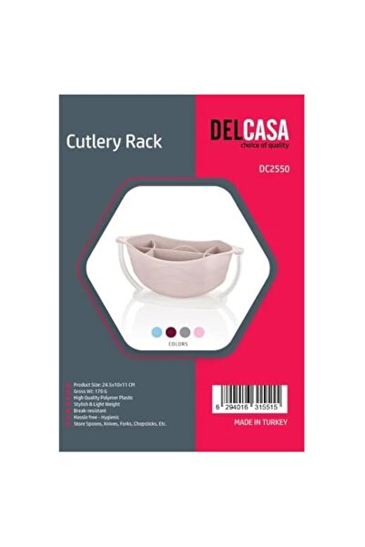 Generic Delcasa DC2550 Plastic Cutlery Rack