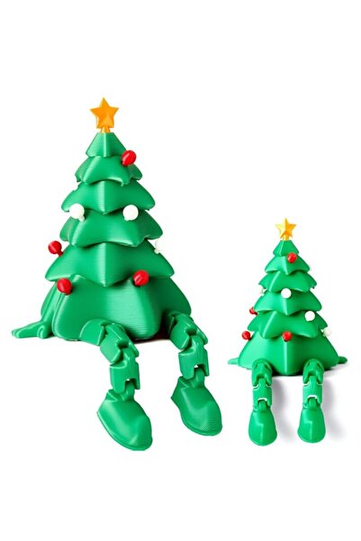 Generic Brand Mini Christmas Tree, 3D Printed Christmas Tree Desk Decor with ...