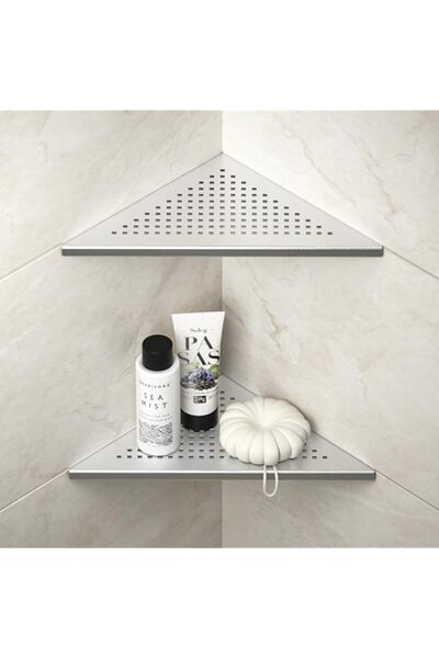 Generic Corner Shower Shelves, 10" Brushed 304 Stainless Steel Recessed Shelf...