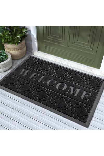 Generic Brand Yimobra Welcome Mat Outdoor Indoor, All-Season Waterproof Front...