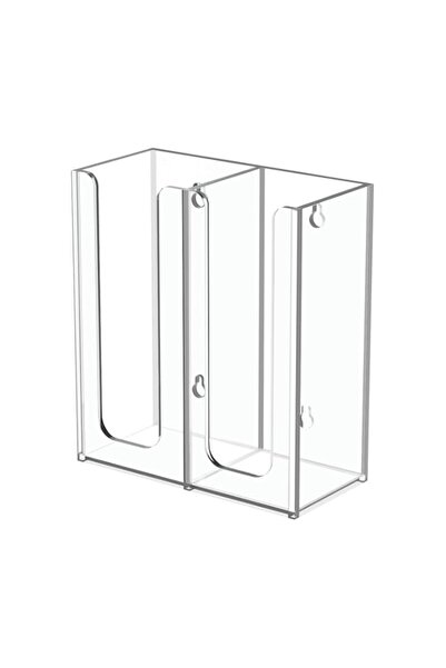 Generic Richboom Acrylic Coffee Cup and Lid Storage Organizer Holder, 2 Compa...