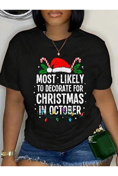 kai22 Outfit Women, Most Likely To Decorate Christmas In October Funny Xmas T...