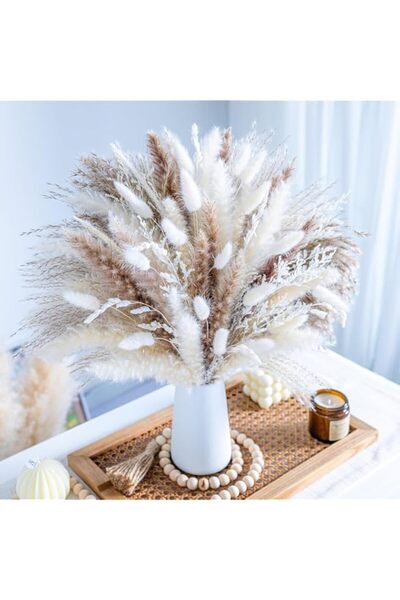 Generic Natural Dried Pampas Grass for Home Decor Boho Decor Bouquet Phragmit...