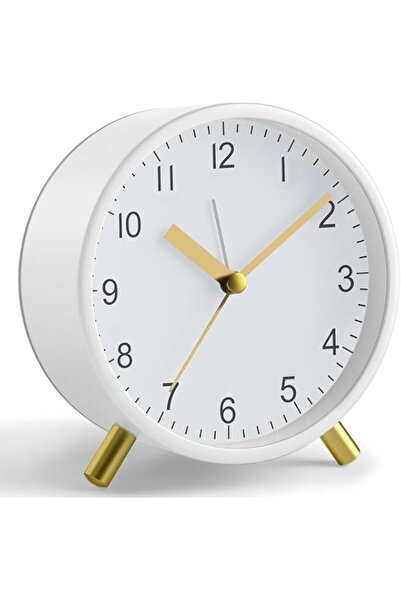 Generic Small Analog Alarm Clock Portable: Battery Operated with Easy-to-Read...