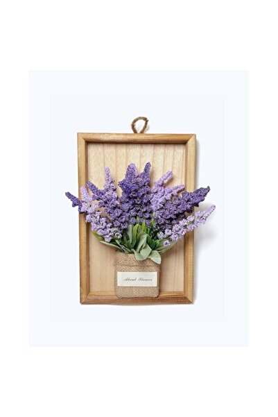 Generic Artificial Hanging Plants Wall Décor in Wooden Frame (22.8 x 15.5 cm)...