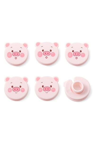 Generic Fitto Quilt Fixing Clips – Set of 6 – Soft Round Design – Pink