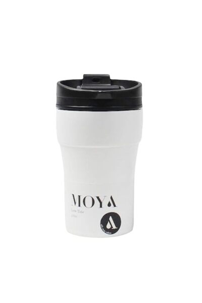 Generic Moya "Low Tide" 250ml Travel Coffee Mug Black/White