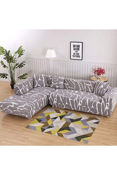 Generic Brand Elastic Sofa Cover Cotton It Needs Order 2 Pieces Covers for L ...